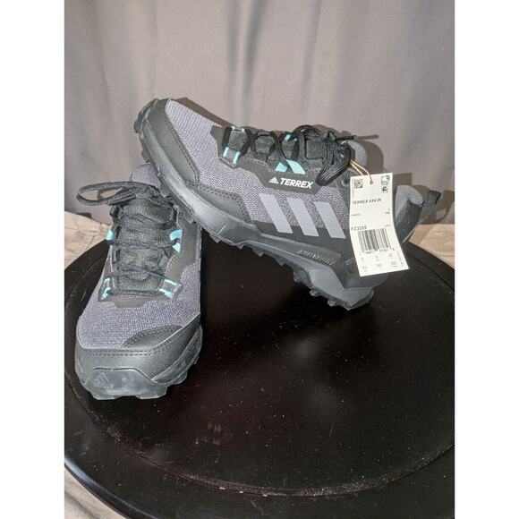 Adidas Shoes Women's 9.5 Black Terrex AX4 Primegreen Hiking Athletic FZ3255 - Picture 4 of 10